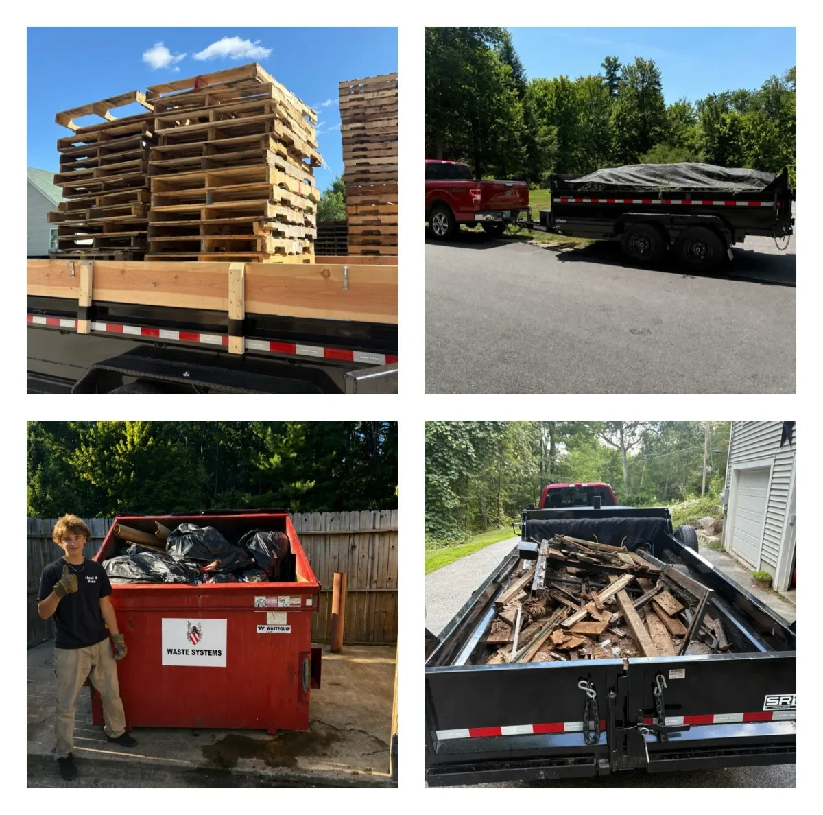 Junk Removal pallets, Yard waste, School - Bow, Concord, NH