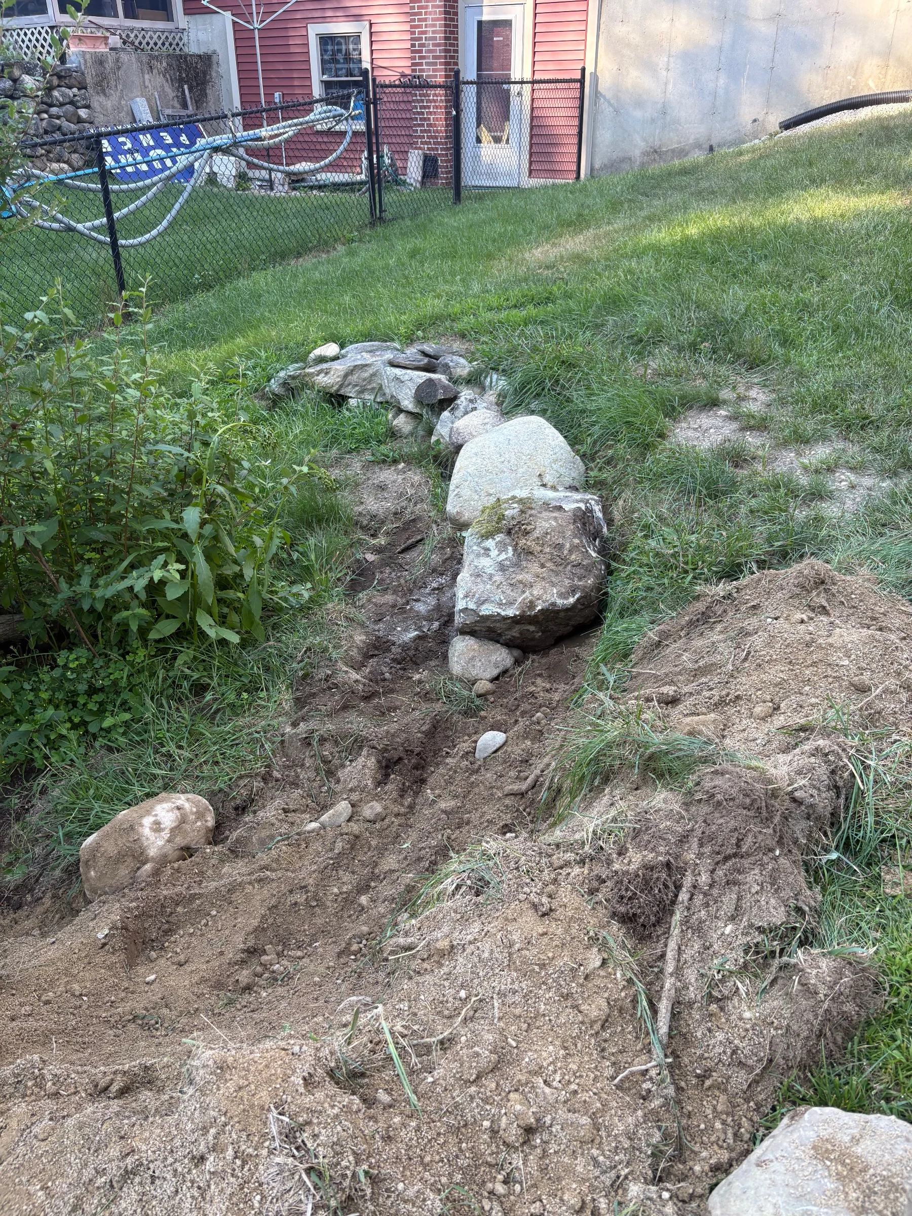 Stone Wall Building