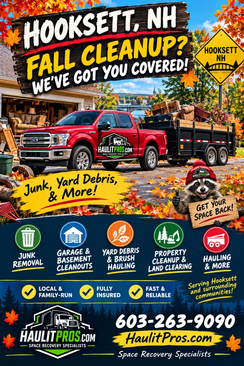 Hooksett, NH — LEAVES ARE FALLING. SO SHOULD THAT JUNK! — Home & Property Services